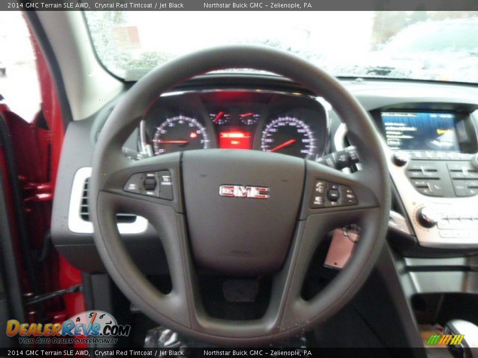 2014 GMC Terrain SLE AWD Crystal Red Tintcoat / Jet Black Photo #17