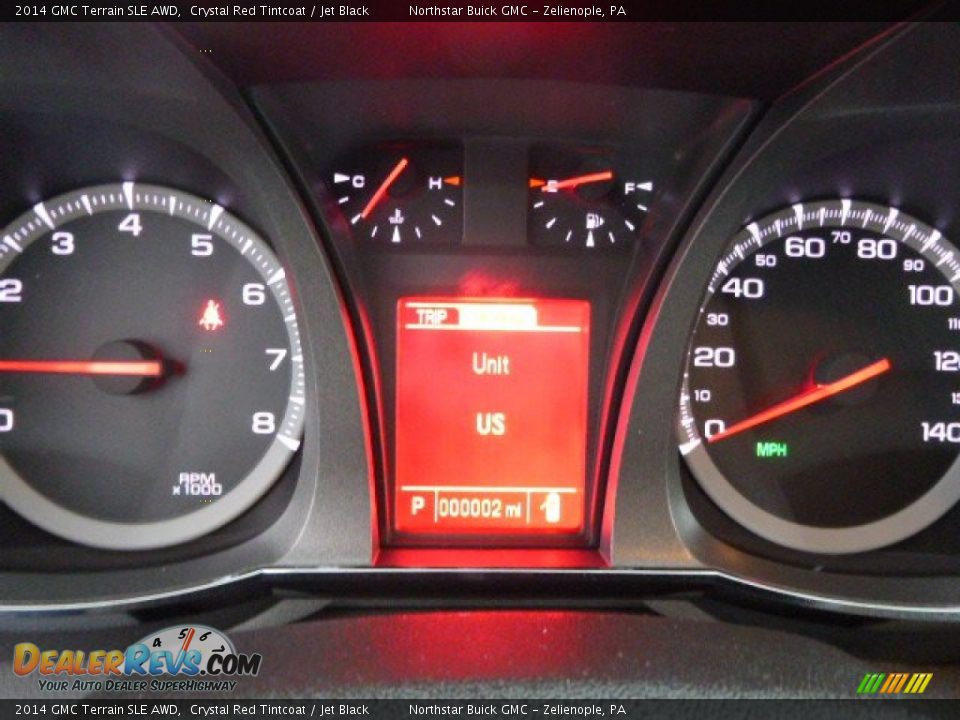 2014 GMC Terrain SLE AWD Crystal Red Tintcoat / Jet Black Photo #18