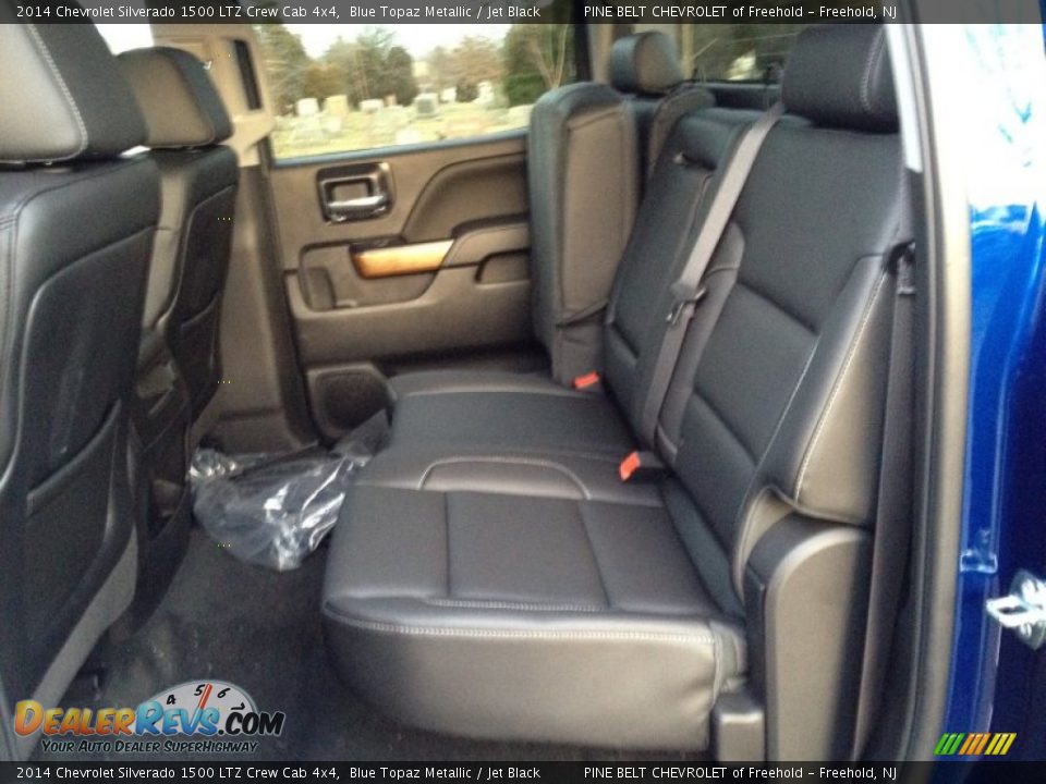 2014 Chevrolet Silverado 1500 LTZ Crew Cab 4x4 Blue Topaz Metallic / Jet Black Photo #6