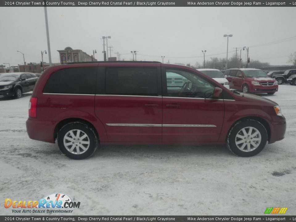 2014 Chrysler Town & Country Touring Deep Cherry Red Crystal Pearl / Black/Light Graystone Photo #2