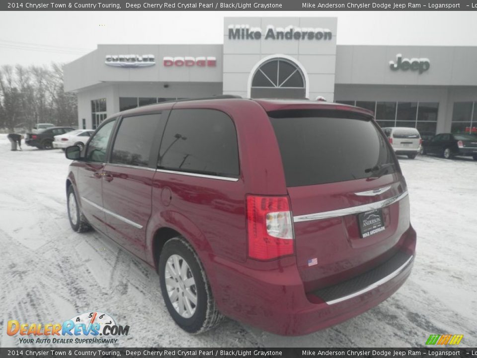 2014 Chrysler Town & Country Touring Deep Cherry Red Crystal Pearl / Black/Light Graystone Photo #3