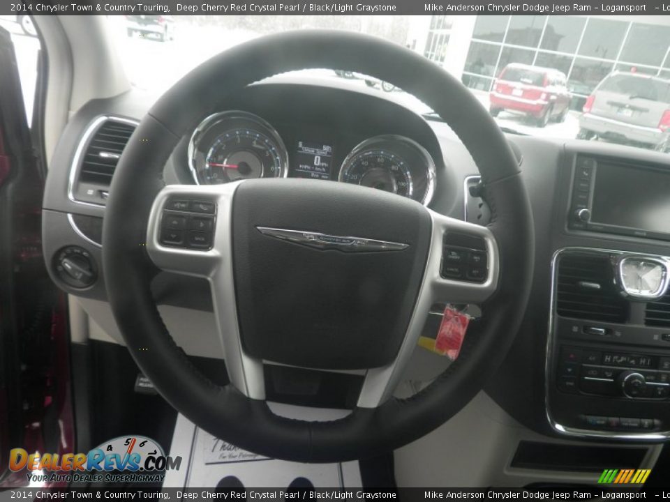 2014 Chrysler Town & Country Touring Deep Cherry Red Crystal Pearl / Black/Light Graystone Photo #5