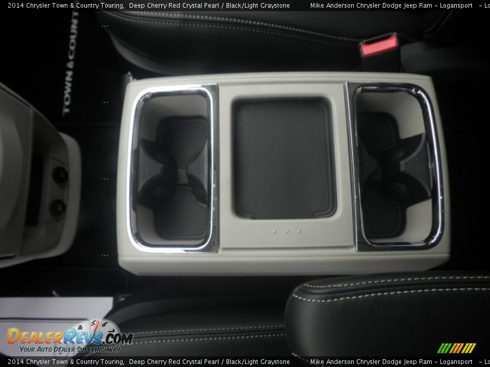 2014 Chrysler Town & Country Touring Deep Cherry Red Crystal Pearl / Black/Light Graystone Photo #6