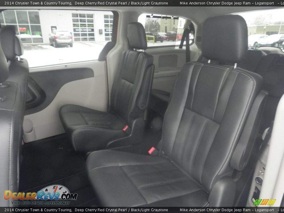 2014 Chrysler Town & Country Touring Deep Cherry Red Crystal Pearl / Black/Light Graystone Photo #8