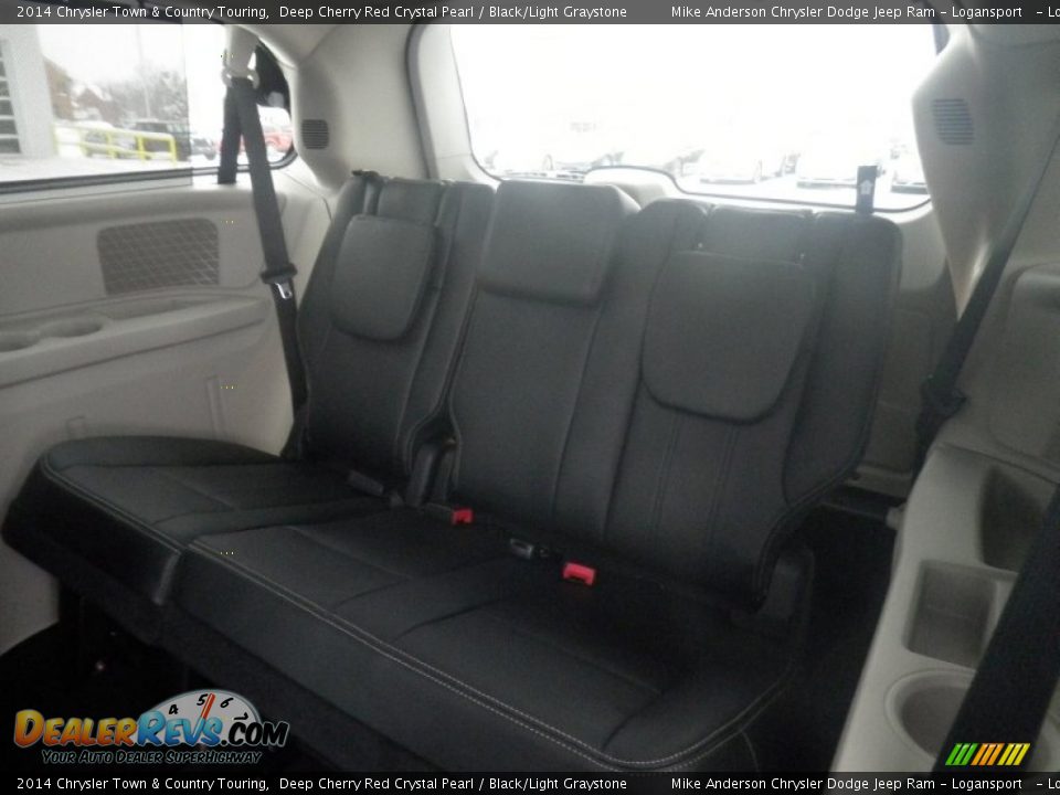 2014 Chrysler Town & Country Touring Deep Cherry Red Crystal Pearl / Black/Light Graystone Photo #9