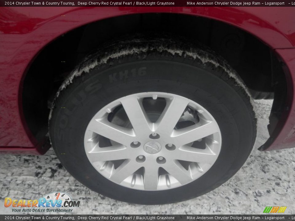 2014 Chrysler Town & Country Touring Deep Cherry Red Crystal Pearl / Black/Light Graystone Photo #12