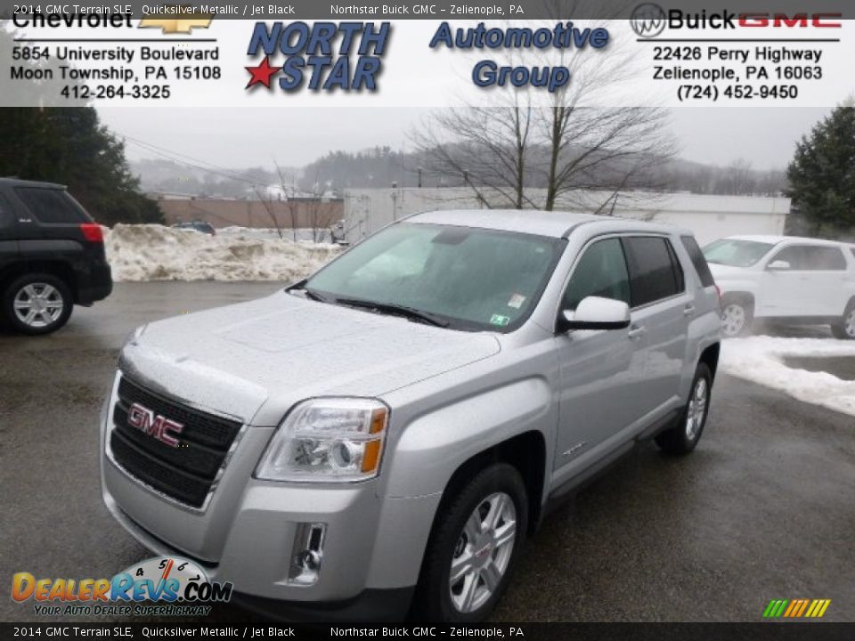 2014 GMC Terrain SLE Quicksilver Metallic / Jet Black Photo #1