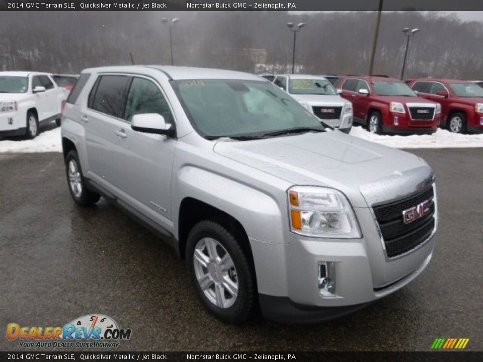 2014 GMC Terrain SLE Quicksilver Metallic / Jet Black Photo #3