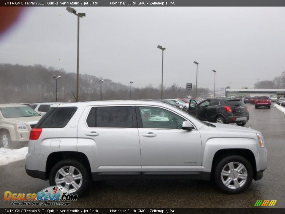 2014 GMC Terrain SLE Quicksilver Metallic / Jet Black Photo #4