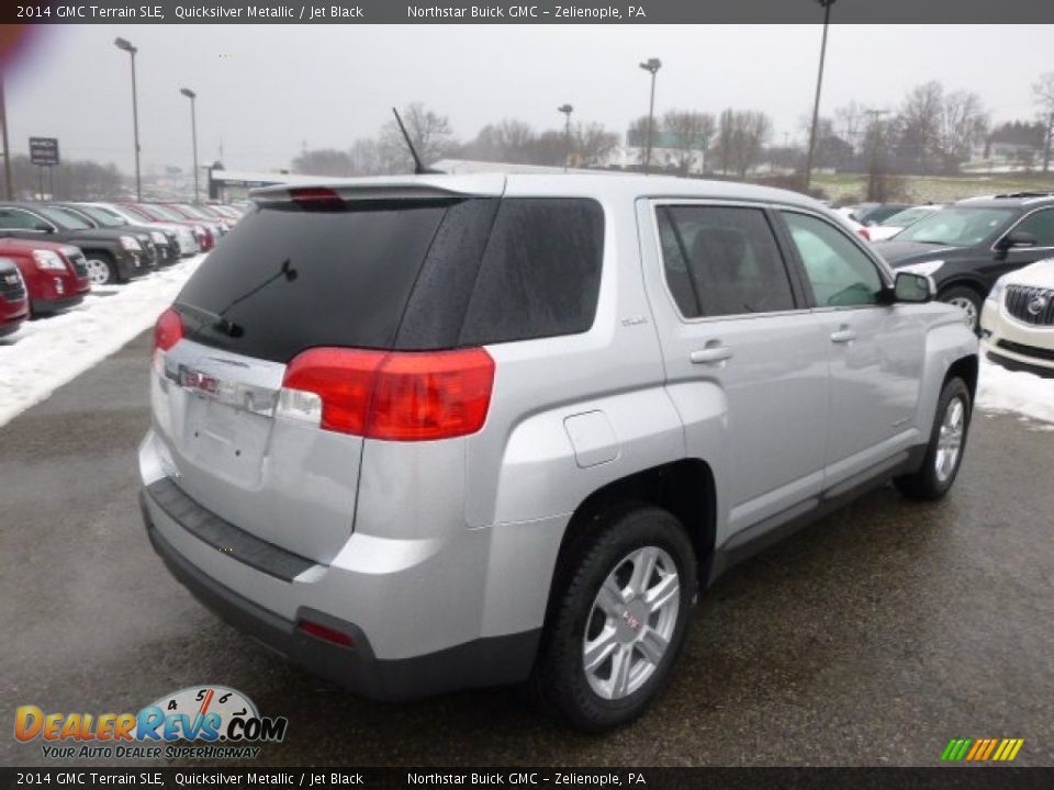 2014 GMC Terrain SLE Quicksilver Metallic / Jet Black Photo #5