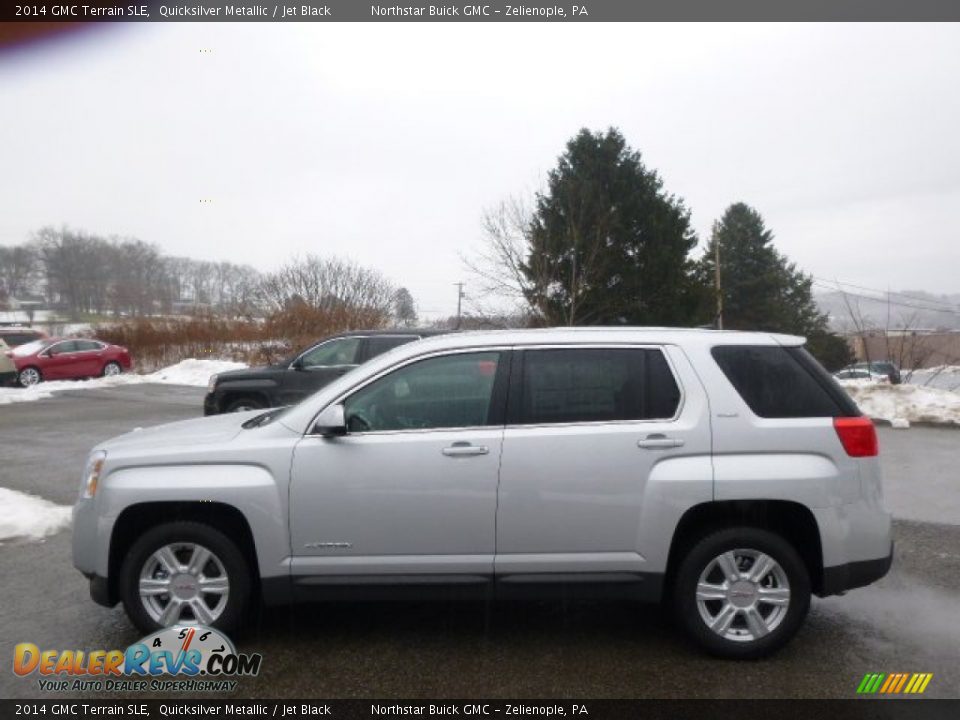2014 GMC Terrain SLE Quicksilver Metallic / Jet Black Photo #8