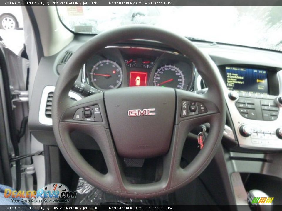 2014 GMC Terrain SLE Quicksilver Metallic / Jet Black Photo #18
