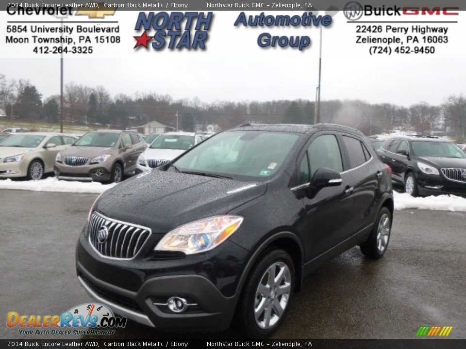 2014 Buick Encore Leather AWD Carbon Black Metallic / Ebony Photo #1