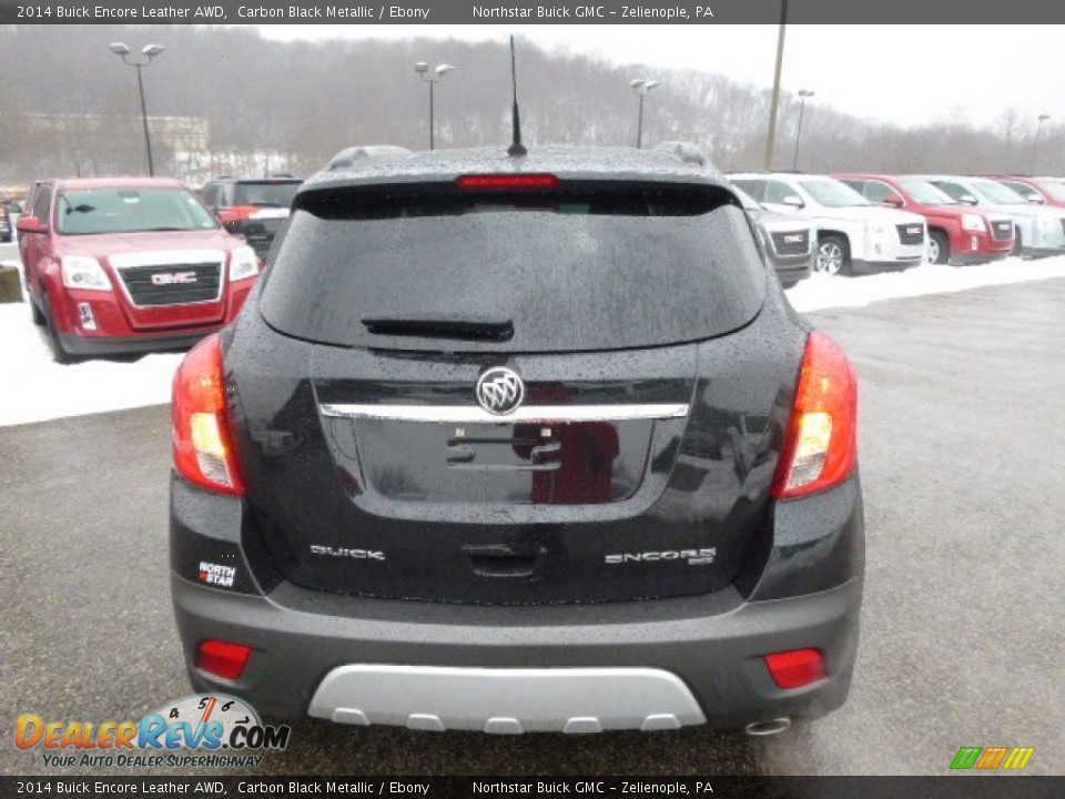 2014 Buick Encore Leather AWD Carbon Black Metallic / Ebony Photo #6