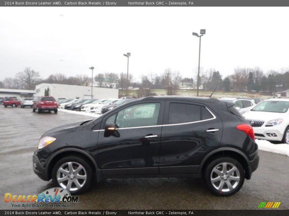 2014 Buick Encore Leather AWD Carbon Black Metallic / Ebony Photo #8