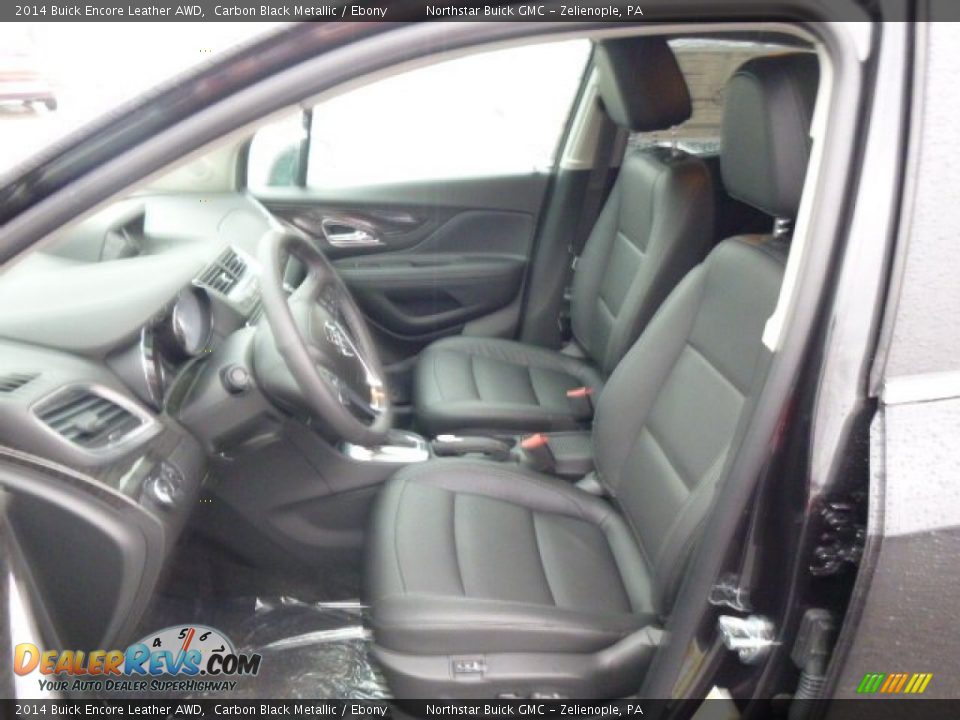 2014 Buick Encore Leather AWD Carbon Black Metallic / Ebony Photo #10