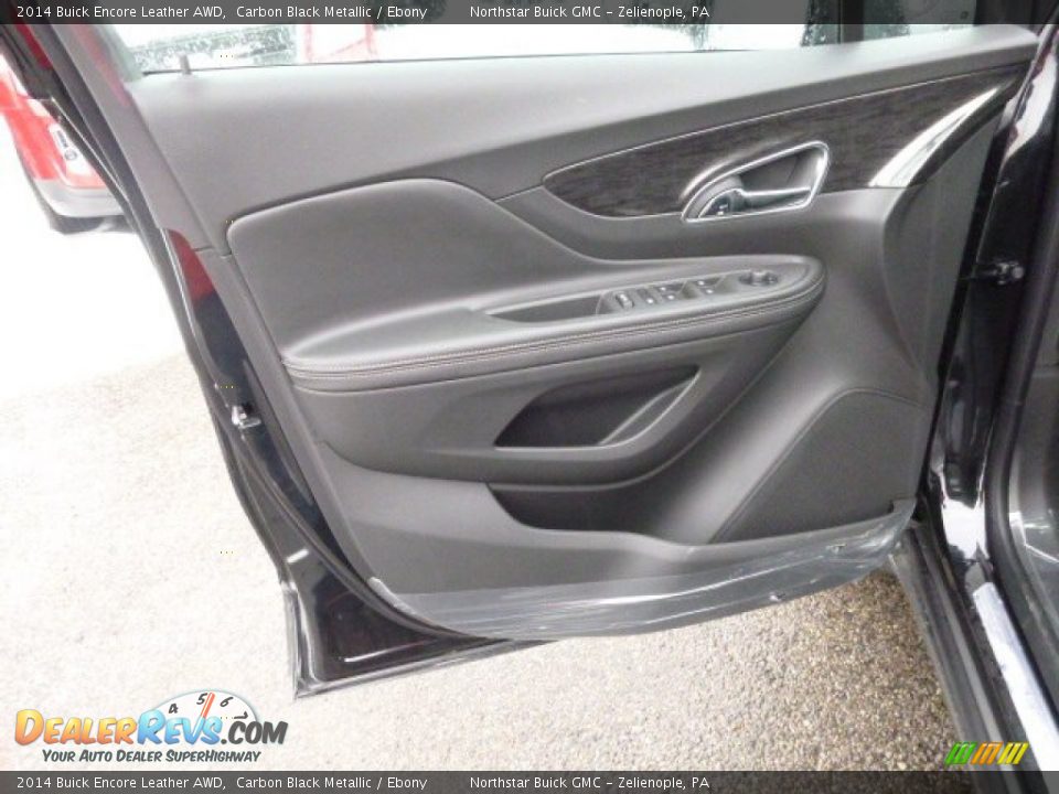 2014 Buick Encore Leather AWD Carbon Black Metallic / Ebony Photo #11
