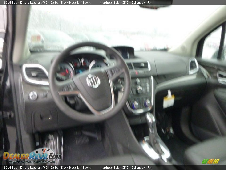2014 Buick Encore Leather AWD Carbon Black Metallic / Ebony Photo #14