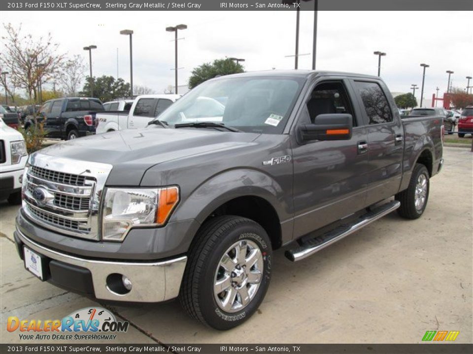2013 Ford F150 XLT SuperCrew Sterling Gray Metallic / Steel Gray Photo #1