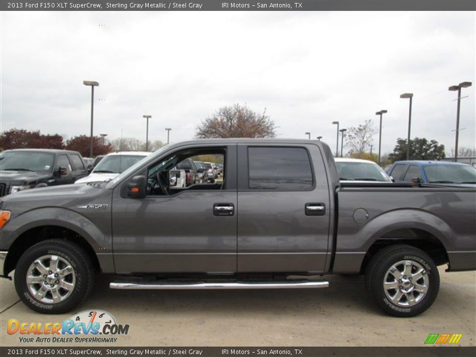 2013 Ford F150 XLT SuperCrew Sterling Gray Metallic / Steel Gray Photo #2