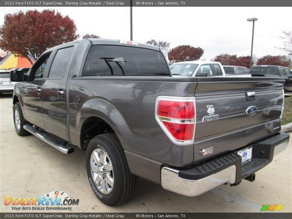 2013 Ford F150 XLT SuperCrew Sterling Gray Metallic / Steel Gray Photo #3