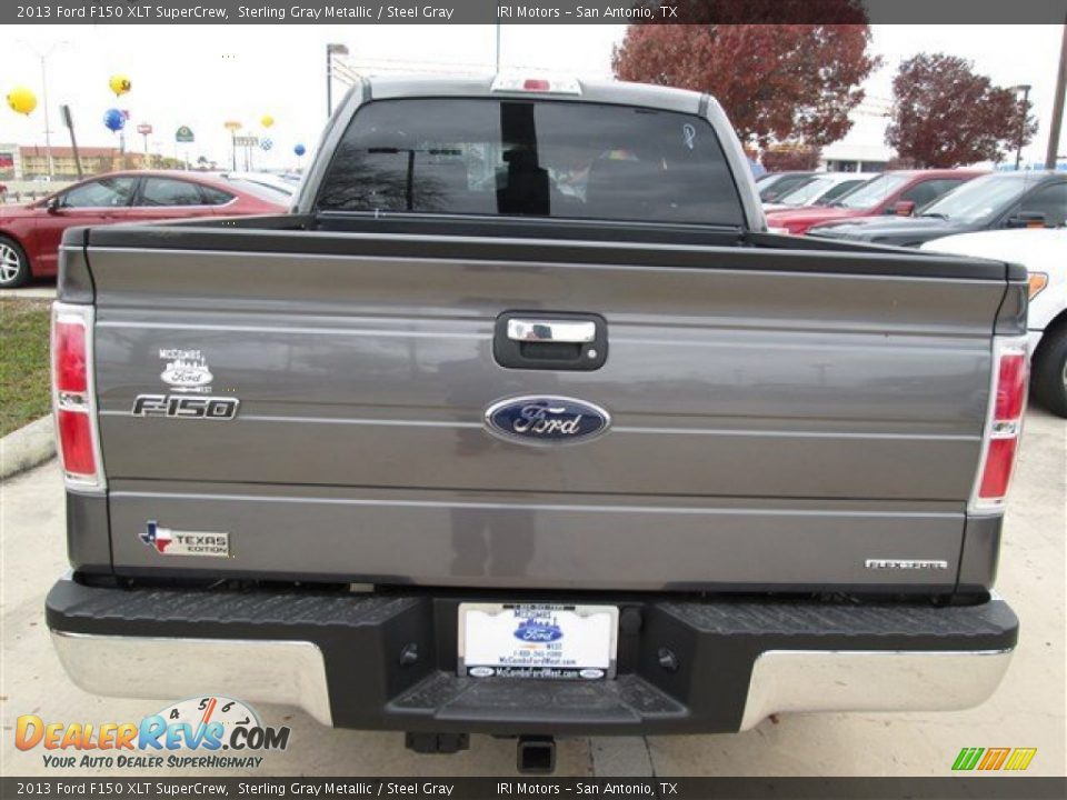 2013 Ford F150 XLT SuperCrew Sterling Gray Metallic / Steel Gray Photo #4