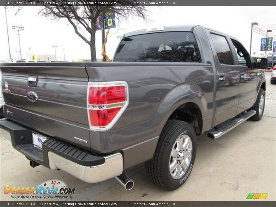 2013 Ford F150 XLT SuperCrew Sterling Gray Metallic / Steel Gray Photo #5