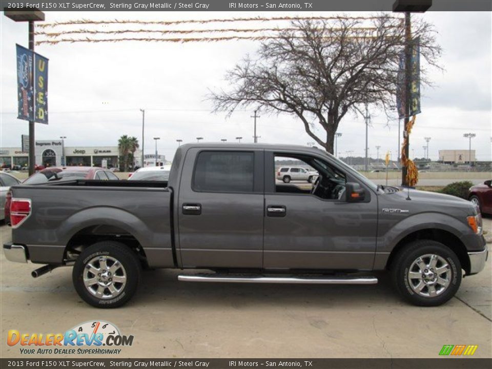 2013 Ford F150 XLT SuperCrew Sterling Gray Metallic / Steel Gray Photo #6