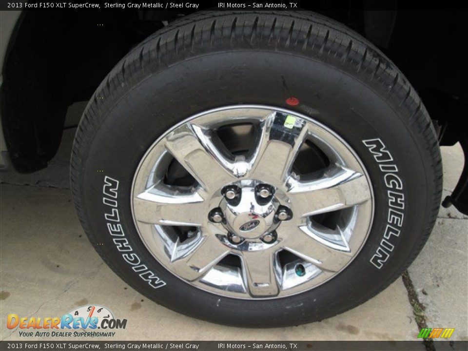 2013 Ford F150 XLT SuperCrew Sterling Gray Metallic / Steel Gray Photo #8