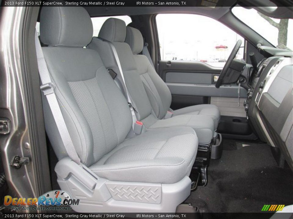 2013 Ford F150 XLT SuperCrew Sterling Gray Metallic / Steel Gray Photo #10