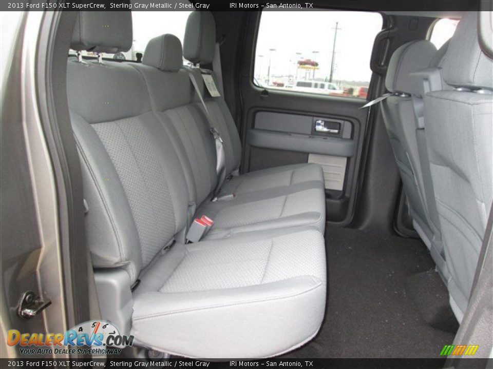 2013 Ford F150 XLT SuperCrew Sterling Gray Metallic / Steel Gray Photo #13