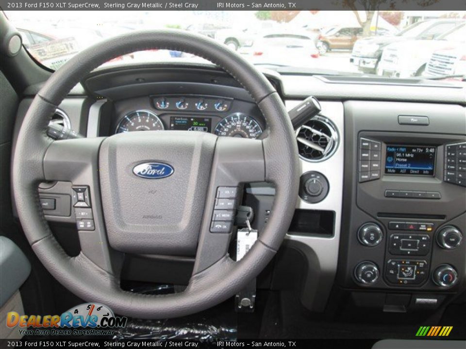 2013 Ford F150 XLT SuperCrew Sterling Gray Metallic / Steel Gray Photo #14
