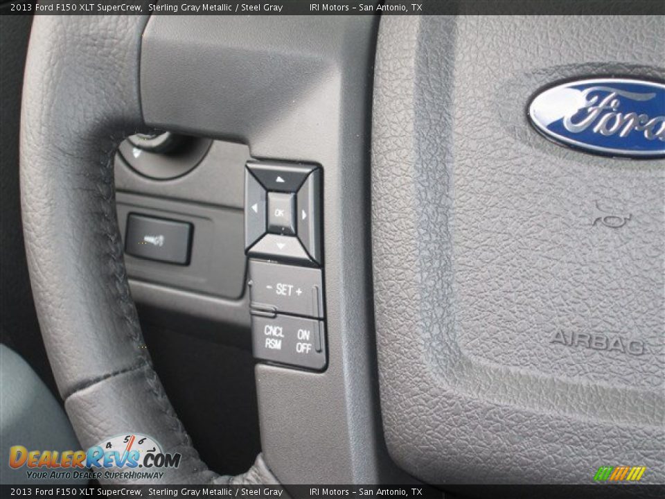 2013 Ford F150 XLT SuperCrew Sterling Gray Metallic / Steel Gray Photo #15