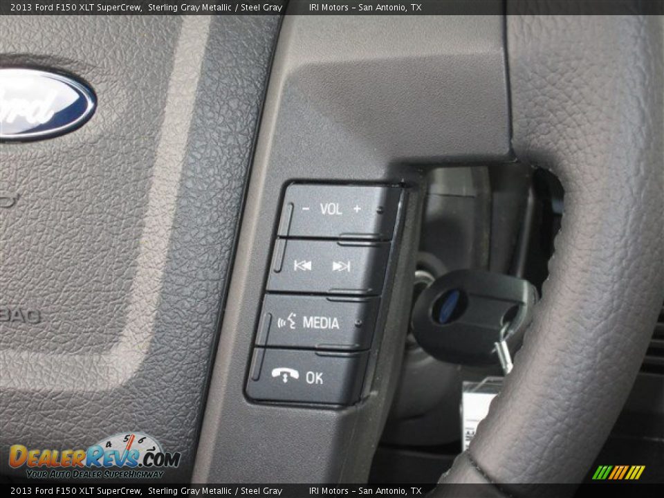 2013 Ford F150 XLT SuperCrew Sterling Gray Metallic / Steel Gray Photo #16