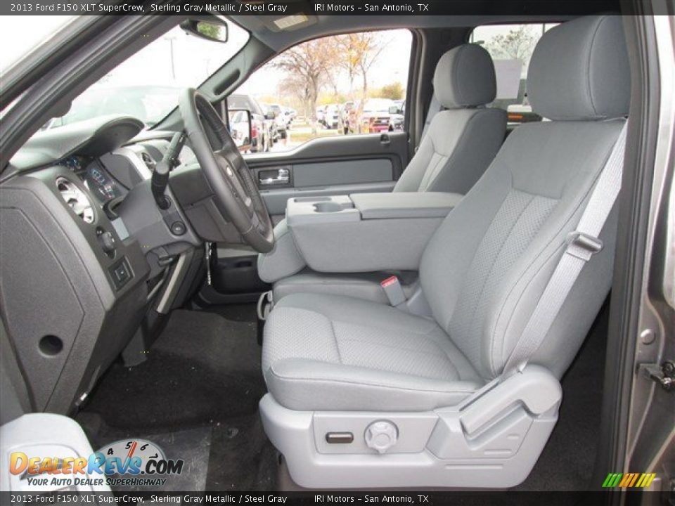 2013 Ford F150 XLT SuperCrew Sterling Gray Metallic / Steel Gray Photo #19