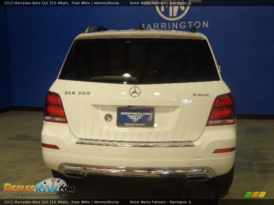 2013 Mercedes-Benz GLK 350 4Matic Polar White / Almond/Mocha Photo #5