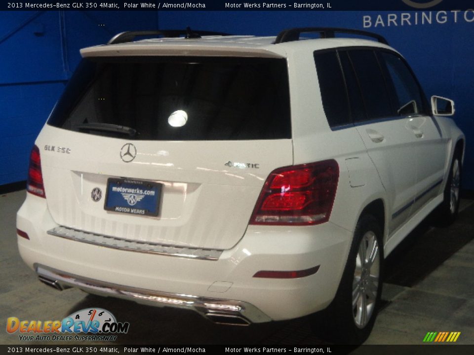 2013 Mercedes-Benz GLK 350 4Matic Polar White / Almond/Mocha Photo #6