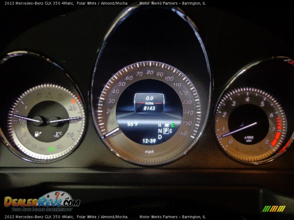 2013 Mercedes-Benz GLK 350 4Matic Polar White / Almond/Mocha Photo #8