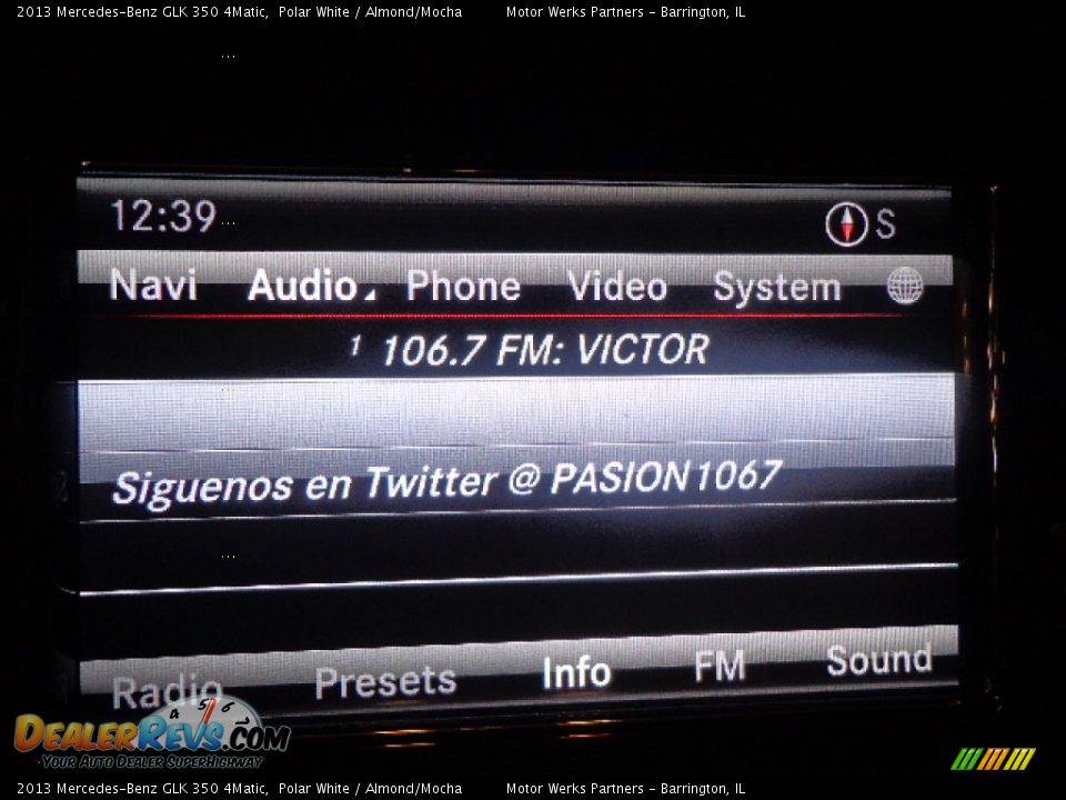 2013 Mercedes-Benz GLK 350 4Matic Polar White / Almond/Mocha Photo #9