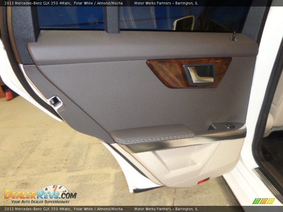 2013 Mercedes-Benz GLK 350 4Matic Polar White / Almond/Mocha Photo #14