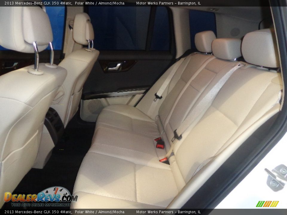 2013 Mercedes-Benz GLK 350 4Matic Polar White / Almond/Mocha Photo #16