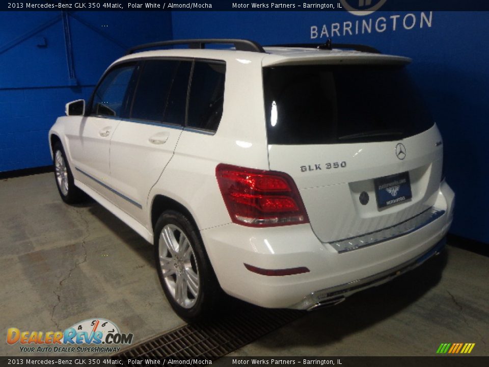 2013 Mercedes-Benz GLK 350 4Matic Polar White / Almond/Mocha Photo #18