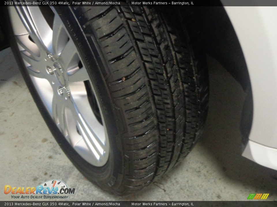 2013 Mercedes-Benz GLK 350 4Matic Polar White / Almond/Mocha Photo #22