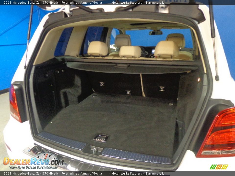 2013 Mercedes-Benz GLK 350 4Matic Polar White / Almond/Mocha Photo #24