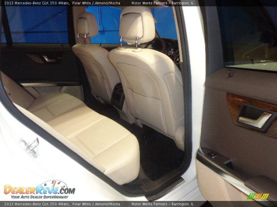 2013 Mercedes-Benz GLK 350 4Matic Polar White / Almond/Mocha Photo #28