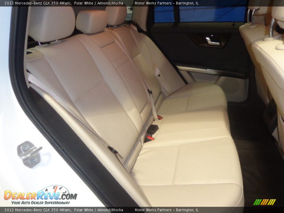 2013 Mercedes-Benz GLK 350 4Matic Polar White / Almond/Mocha Photo #29