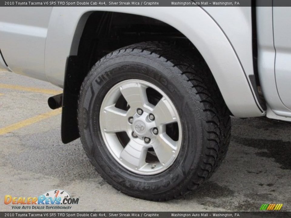 2010 Toyota Tacoma V6 SR5 TRD Sport Double Cab 4x4 Silver Streak Mica / Graphite Photo #3
