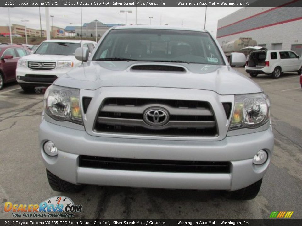 2010 Toyota Tacoma V6 SR5 TRD Sport Double Cab 4x4 Silver Streak Mica / Graphite Photo #4