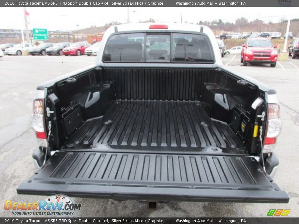 2010 Toyota Tacoma V6 SR5 TRD Sport Double Cab 4x4 Silver Streak Mica / Graphite Photo #9
