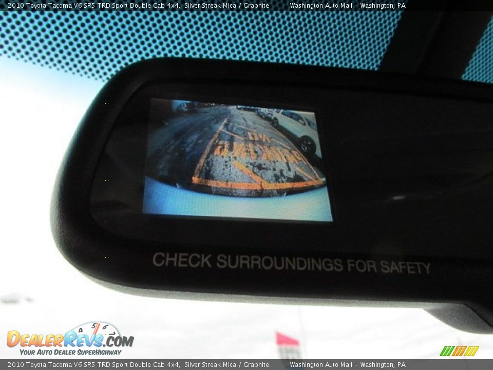 2010 Toyota Tacoma V6 SR5 TRD Sport Double Cab 4x4 Silver Streak Mica / Graphite Photo #16